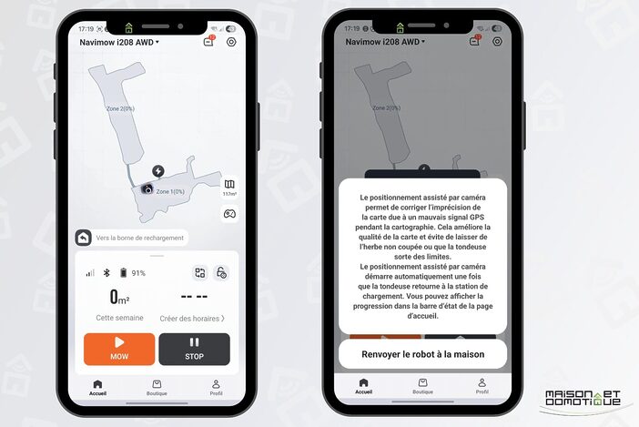 Test Navimow i2 AWD : le robot tondeuse sans fil qui corrige le gros défaut des petits modèles 18 app i2 008