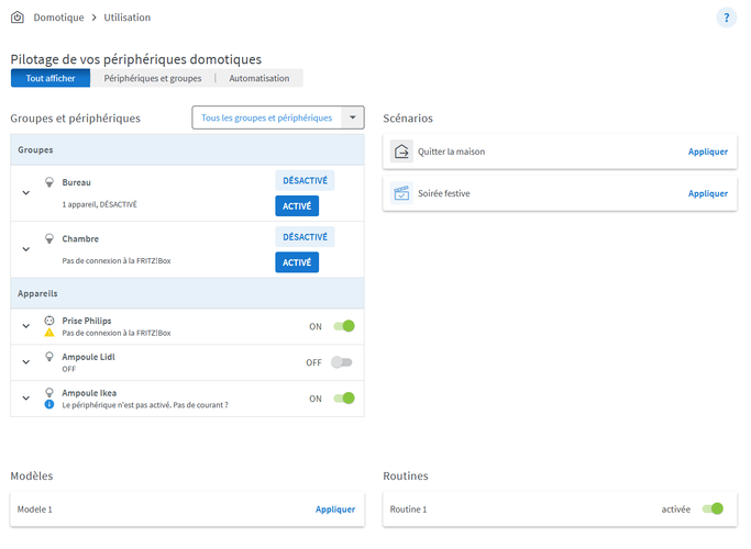 Test FRITZ!Box 7690 : Wi-Fi 7, 2,5 GbE et domotique dans un seul boîtier 24 interface domotique fritz