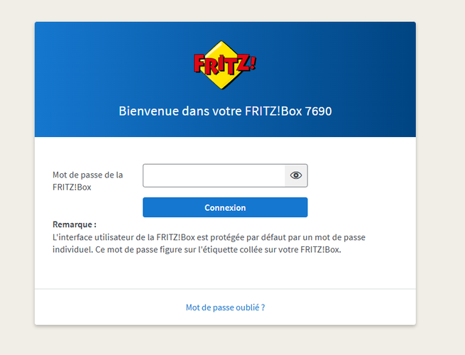 Test FRITZ!Box 7690 : Wi-Fi 7, 2,5 GbE et domotique dans un seul boîtier 6 login fritz