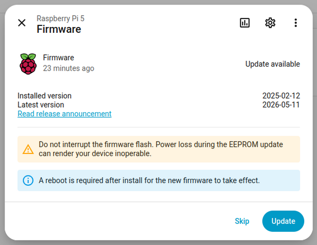 rpi firmware update