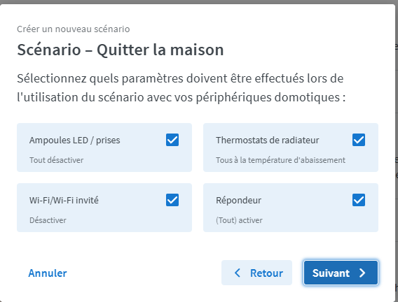 Test FRITZ!Box 7690 : Wi-Fi 7, 2,5 GbE et domotique dans un seul boîtier 21 scenario partir 3