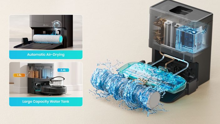 Bon plan : le Lefant M210 Pro Omni chute à 229 € avec ce code promo 3 all in one self cleaning base station