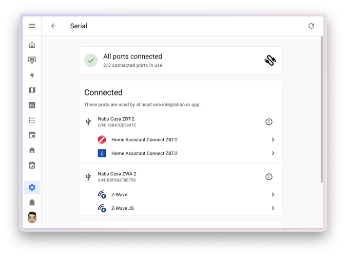 Home Assistant 2026.9 : une rentrée chargée avec Matter, Modbus et une interface plus intelligente 6 serial panel