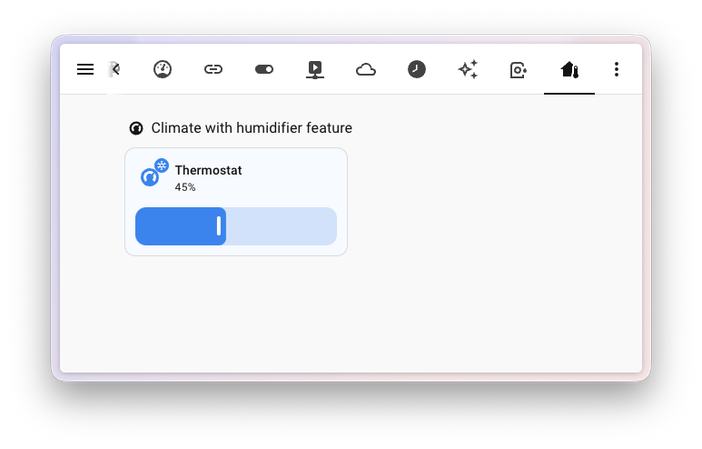 Home Assistant 2026.9 : une rentrée chargée avec Matter, Modbus et une interface plus intelligente 8 tile card feature humidity target