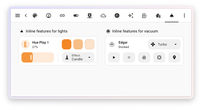 Home Assistant 2026.9 : une rentrée chargée avec Matter, Modbus et une interface plus intelligente 9 tile card inline features
