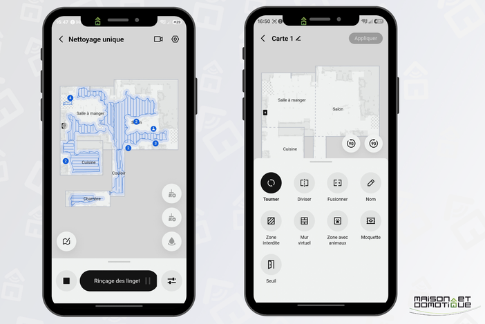 Test DJI ROMO P2 : DJI corrige son premier essai et frappe beaucoup plus fort 32 app dji romo p2 05