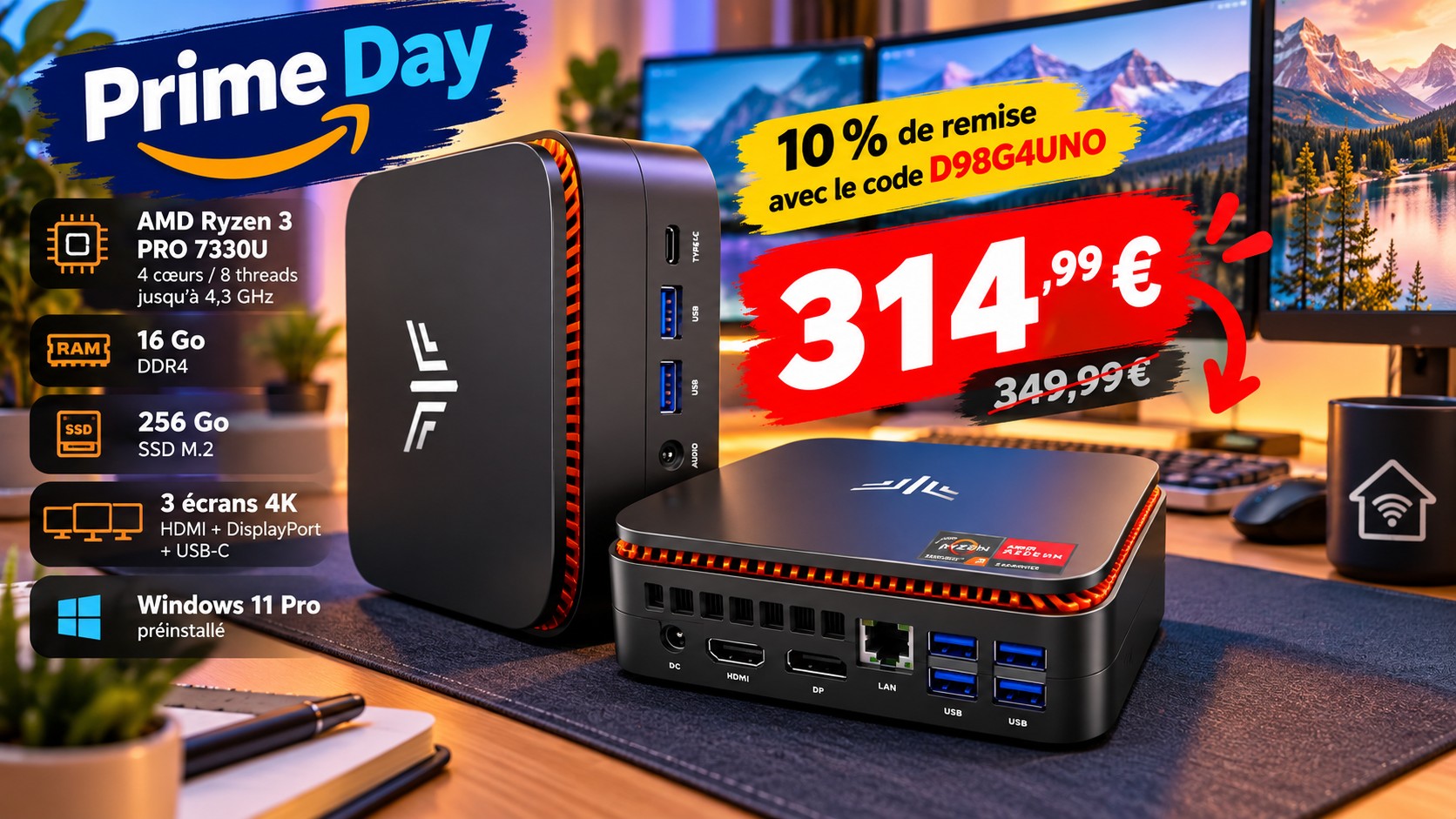 offre prime day mini pc nipogi