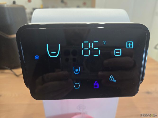 Test OVI II : eau filtrée, froide ou chaude, sans osmose inverse ni eau de rejet 10 test ovibar ovi 2 021