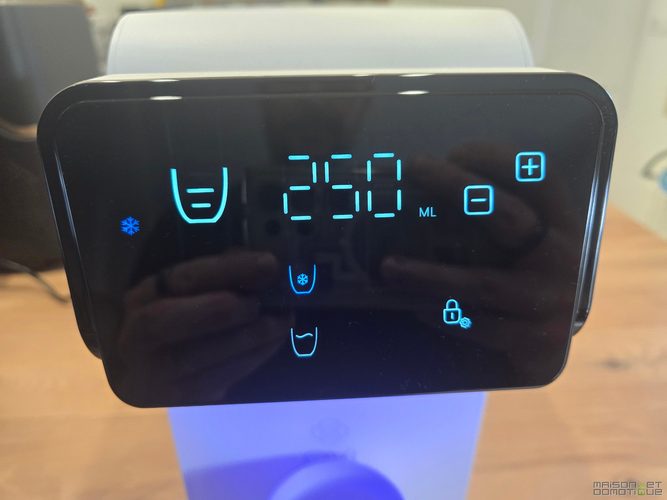 Test OVI II : eau filtrée, froide ou chaude, sans osmose inverse ni eau de rejet 11 test ovibar ovi 2 022