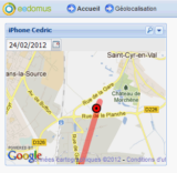 MAJ: Géolocalisation sur l’eedomus avec un smartphone