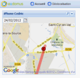 MAJ: Géolocalisation sur l&rsquo;eedomus avec un smartphone