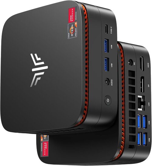 NiPoGi P1 Mini PC ΑΜD Ryzen Pro 7330U(4C/8T,4.3GHz) 16Go DDR4 256Go SSD