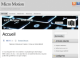 Site à découvrir sur les réseaux: Micromotion