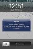 Prowl et les notifications Push