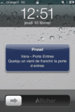 Prowl et les notifications Push