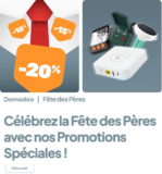 Promotions pour la fête des pères: Jusqu’à -20% sur Jeedom, capteur pour piscine, éclairage et prises connectées, etc.