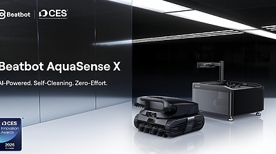 Beatbot au CES 2026 : IA, nettoyage de surface, récupération facile… les nouveautés AquaSense X et Sora 70