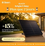 Black Friday énergie : pourquoi les stations solaires Beem sont le bon plan à saisir cette année