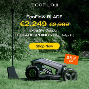 -28% sur le robot tondeuse Ecoflow Blade !