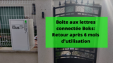 Boite aux lettres connectée Boks: retour après 6 mois d’utilisation
