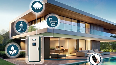 Infinit’O, la “batterie domestique” pour l’eau : pluie, réutilisation, autonomie
