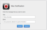 Recevoir des notifications sur son Mac