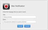 Recevoir des notifications sur son Mac