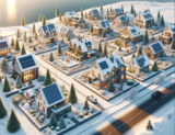 Solar panels do not produce electricity in winter!