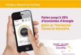Gérer votre chauffage avec votre téléphone portable grâce au thermostat connecté de GDF Suez DolceVita