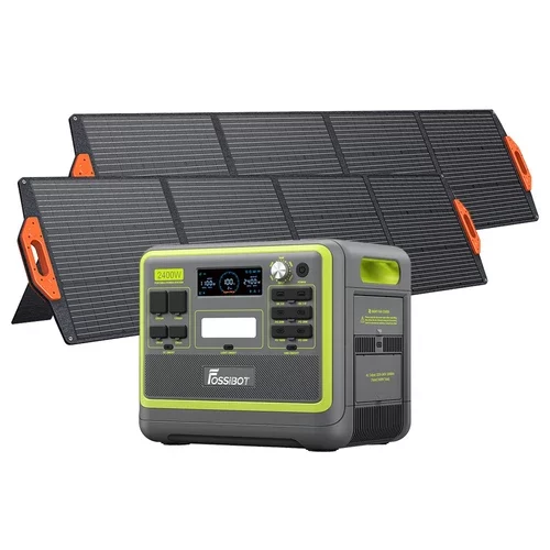 Batterie FossiBot F2400 + 2 panneaux solaires SP200