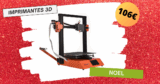 Pour Noel, offrez vous une imprimante 3D à prix cassé, à partir de 106€ seulement !