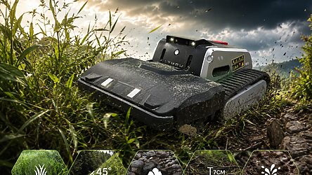 Test des Lymow One Plus: ein echtes 4×4 beim Mähen für große Flächen
