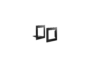 CADRE D'ENCASTREMENT POUR BOÎTE AUX LETTRES PROFIL+ NOIR
