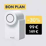 Promo à saisir : serrure connectée Nuki Smart Lock Go (2025) -30% à découvrir maintenant !
