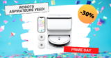 Prix cassés sur les robots aspirateurs Yeedi, dont la fameuse station de lavage yeedi Mop Station ! #PRIMEDAY