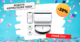 Prix cassés sur les robots aspirateurs Yeedi, dont la fameuse station de lavage yeedi Mop Station ! #PRIMEDAY