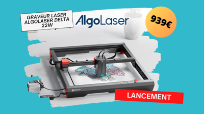 AlgoLaser Delta 22W: lancement d'un graveur laser à écran tactile pour faciliter son utilisation