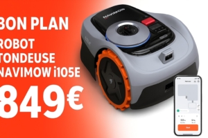 Le robot tondeuse Navimow i105e à prix fracassé, la pelouse impeccable sans lever le petit doigt !