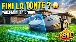Yuka Mini 500 m² : une promo idéale pour automatiser la tonte sans prise de tête