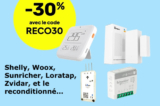 Promo domotique: jusqu&rsquo;à 30% sur Xiaomi, SonOff, Aeotec, Chacon, Ajax, Woox, Sunricher, Loratap, etc.