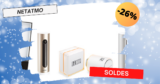 -26% sur Netatmo: thermostat connecté, caméras, station météo, etc. #SOLDES