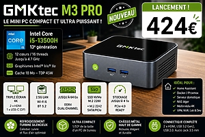 GMKtec dévoile un mini PC ultra compact taillé pour Home Assistant, Docker et le multitâche