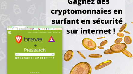 Brave + Presearch: Le combo parfait pour gagner des cryptomonnaies tout en surfant sur un internet plus sécurisé et anonyme !