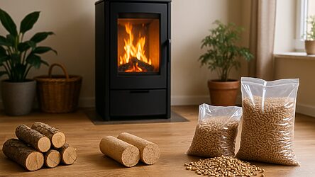 Granulés de bois, bûches classiques ou bûches compressées: quel combustible choisir pour son foyer ?