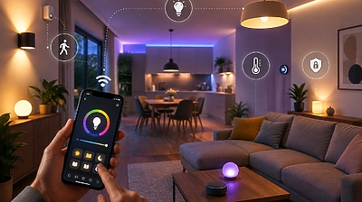 Les tendances de l’éclairage intelligent pour une maison plus confortable et économe