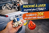 Votre machine à laver ne prend plus l’eau ? Cette pièce à 20€ pourrait tout régler