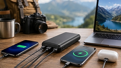 Télétravail, voyages, vacances : quelle batterie externe choisir pour rester autonome partout ?