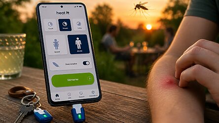 Test Heat it : le petit accessoire à 30 € qui fait presque oublier les piqûres de moustiques