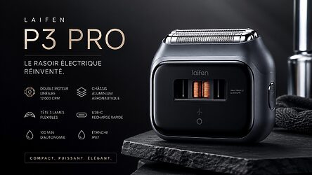Test du Laifen P3 Pro : le rasoir électrique qui bouscule les géants du secteur