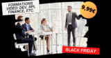 Des formations vidéo en développement, Raspberry Pi, Arduino, et finance, à partir de 9,99€ ! #BLACKFRIDAY